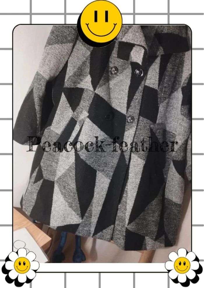 Manteau m&s mode 48 gris - photo numéro 7