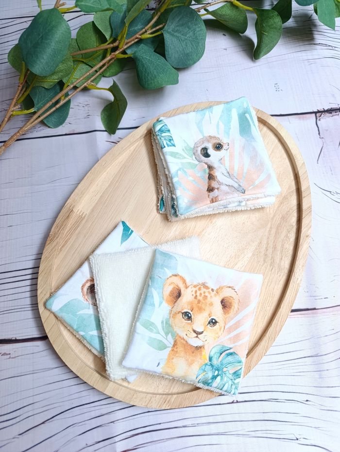 Lot de lingettes lavables