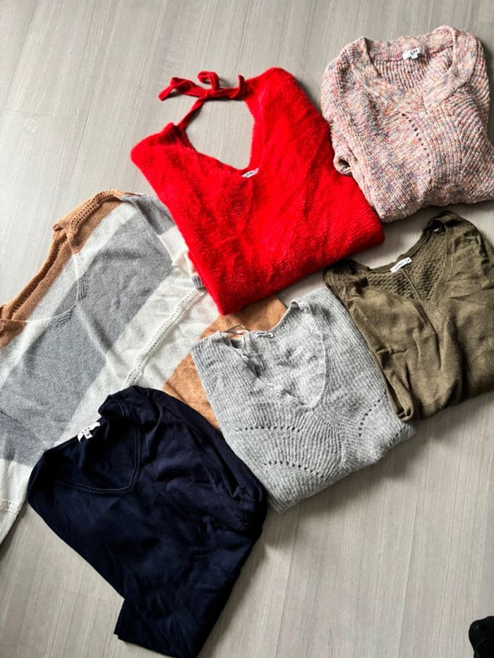 Lot pulls femme x6