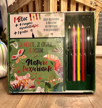 Coloriage pour adolescents  « Nature Luxuriante »