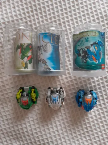 Lot de 3 figurines LEGO Bionicle