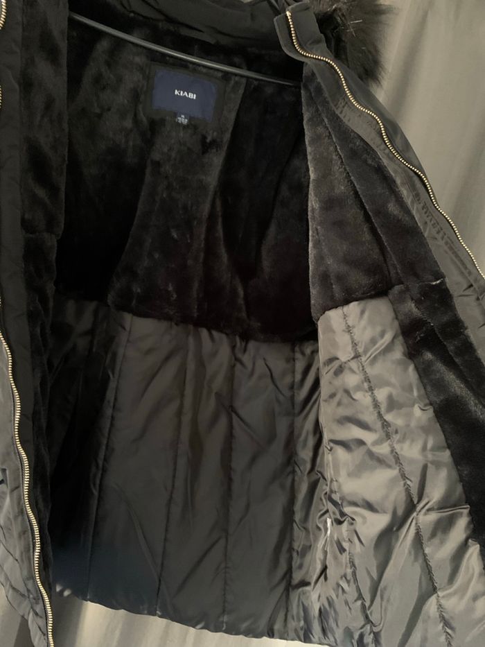 Manteau noir KIABI femme taille XL (46-48) – Élégant, chaud et en parfait état ! - photo numéro 4