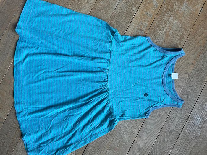 Robe rayée Petit Bateau 8 ans