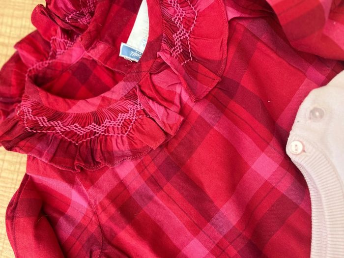 Ensemble lot Jacadi pull et blouse chemise col même thème 36 mois 3 ans - photo numéro 4