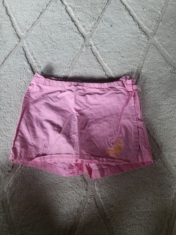 Jupe portefeuille short rose fille kiabi 5 ans