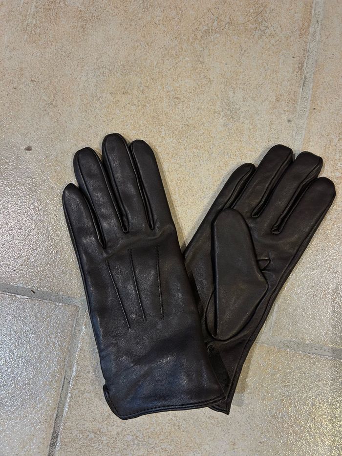 Gants Simili Cuir Pimkie Gants Gants Femme Tactiles Noir Élégant