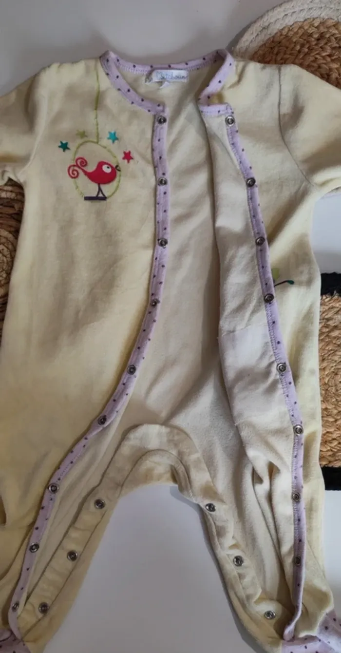 Pyjama hiver velours bébé fille impressions automne hiver printemps - photo numéro 6