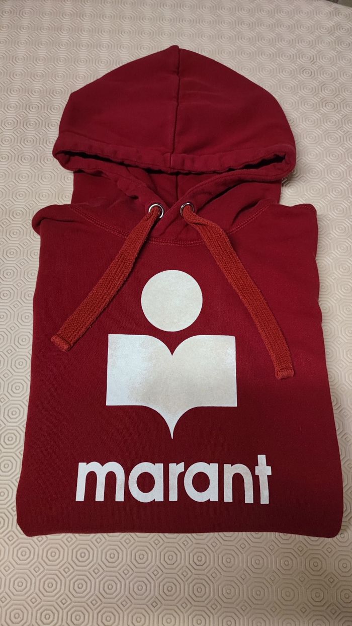 Sweat à capuche sans manche Isabel Marant 36 Rouge / Bordeaux