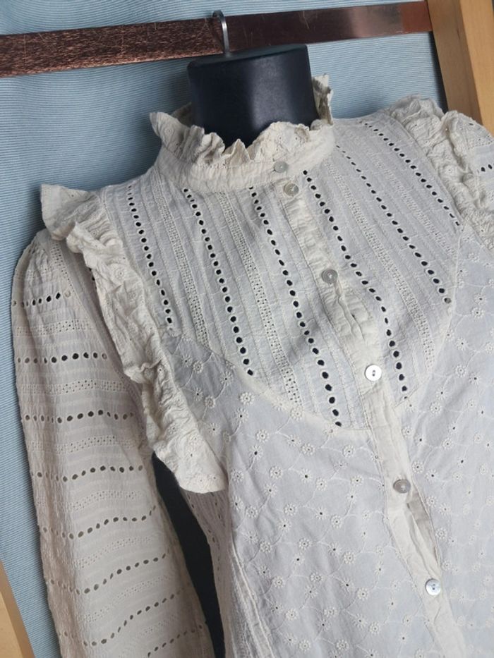Balzac blouse chemise T 36/38 en tbe - photo numéro 2