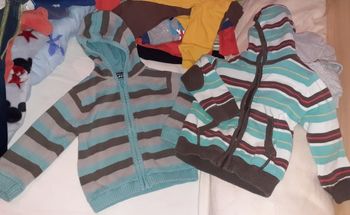 Gilets garçon fermeture 2 ans