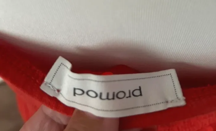 Promod robe longue été rouge orange, taille M/38 - photo numéro 6