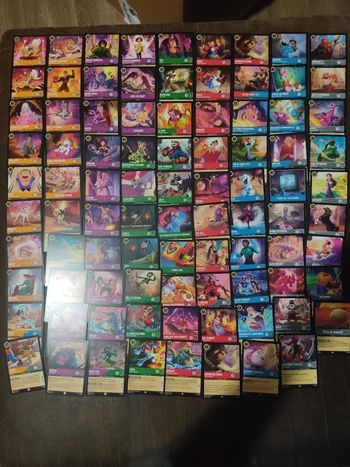 Lot de cartes Disney lorcana chapitre 8
