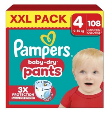 Couches Pampers pants taille 4