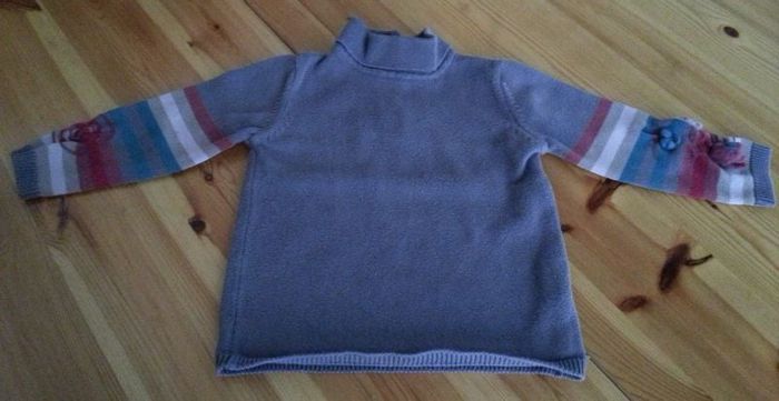 Pull 18 mois fille col roulé