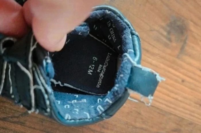 Lot 3 paires chaussures bébé 6/12mois - photo numéro 4