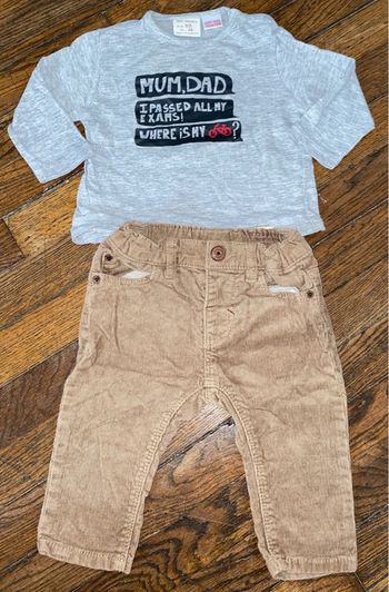 Ensemble Zara 6 mois