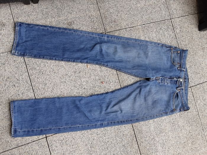 Pantalon jean marque Levi s strauss 501 taille w 32 l 34 fermetures bouton - photo numéro 4