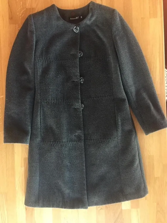 Manteau T38/40 laine soie