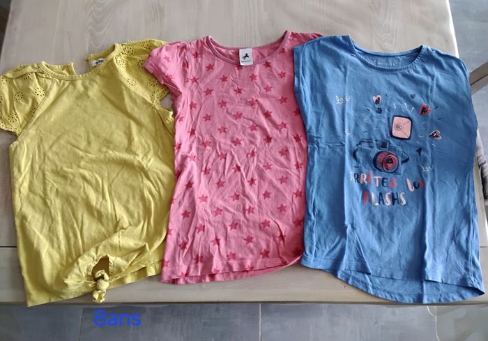 Lot 3 t-shirt fille