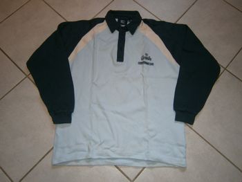 Polo ML vert foncé/vert clair CAMPS 16 ans