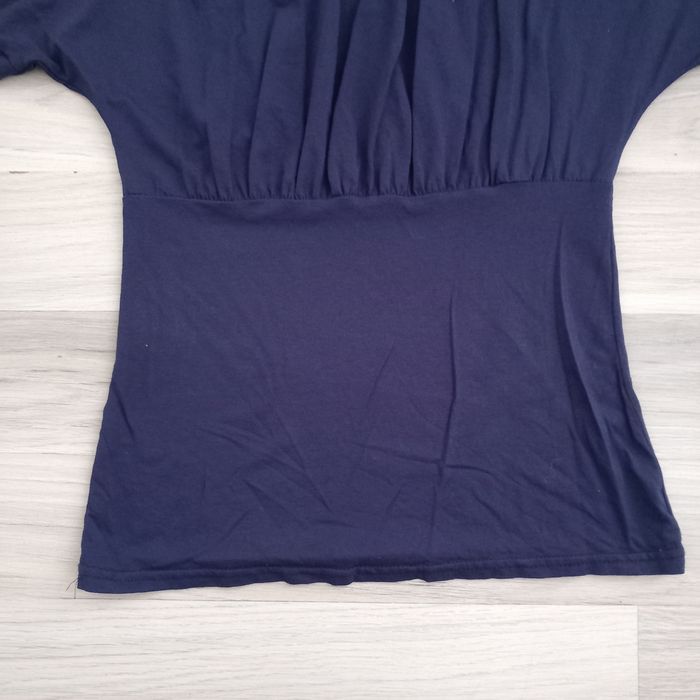 Chemisier femme violet à manches courtes taille M - photo numéro 4