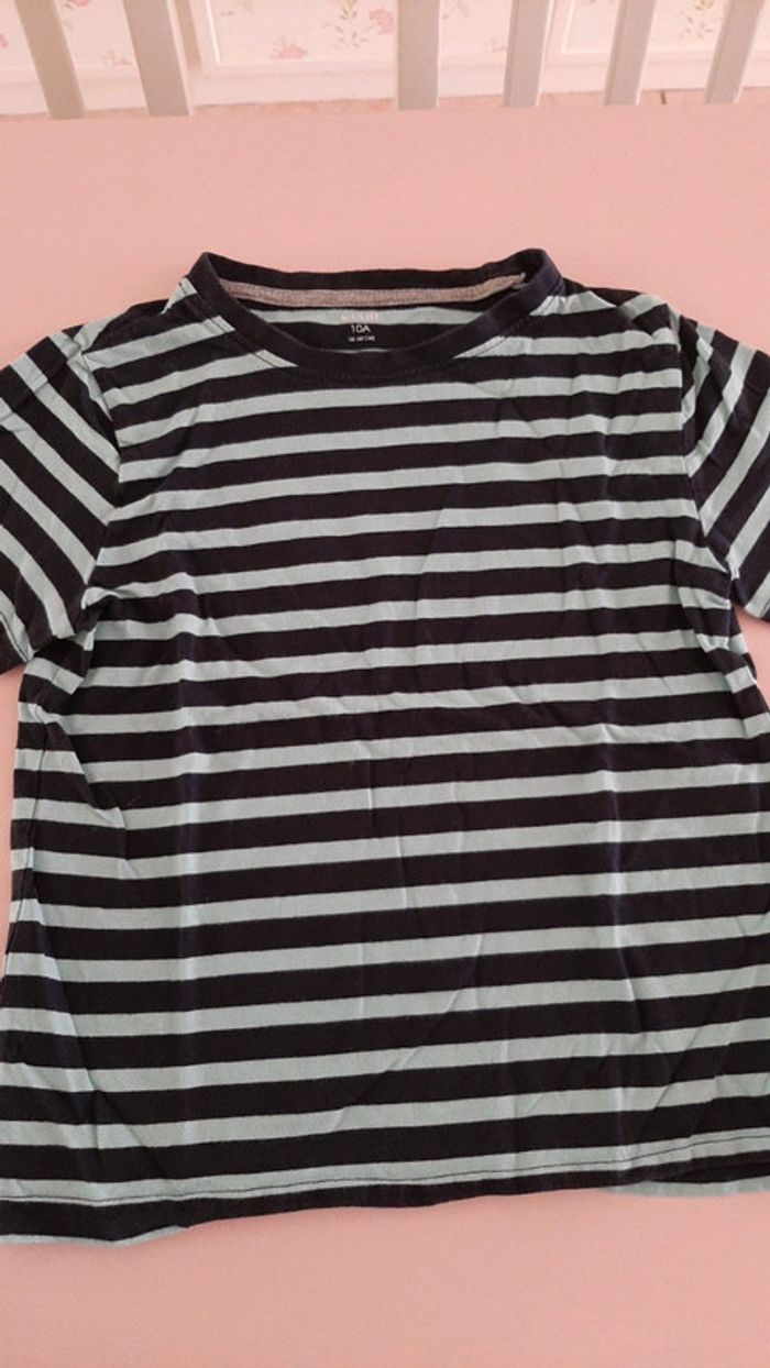 T shirt garçon manches courtes 10 ans