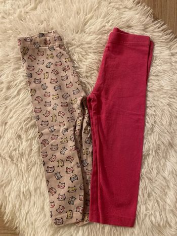 Lot de 2 leggings primark 12-18 mois 86 cm