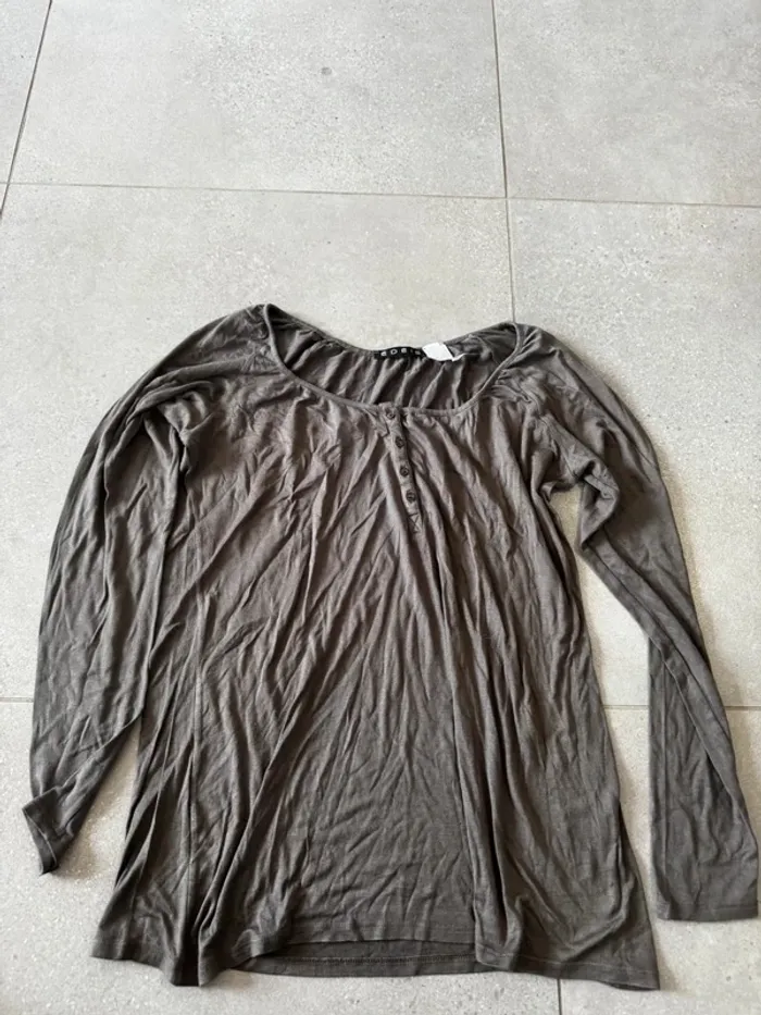 T-shirt gris Edeis la redoute, taille 42/44, bon état
