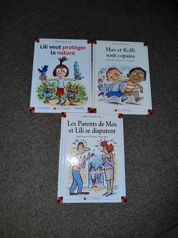 Lot 3 livres max et lili 23, 24 et 26