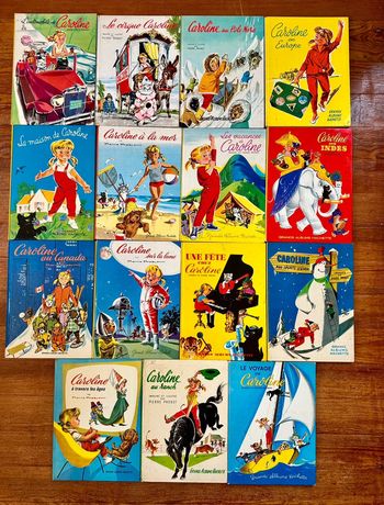 Lot exceptionnel intégrale livres bd Caroline Grands albums Hachette anciens Pierre Probst