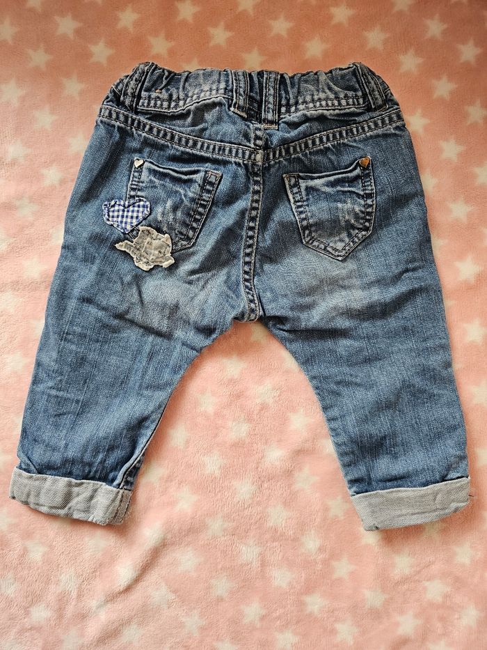 Pantalon jeans mixte 6-9 mois - photo numéro 5