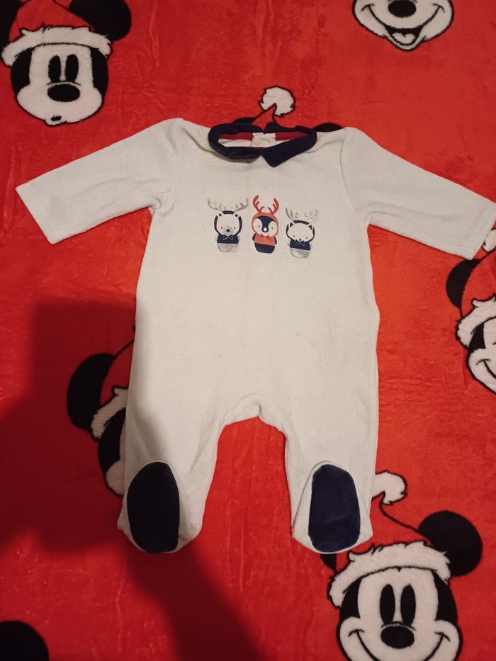 🧸Pyjama de Noël 1 pièce taille 1 mois Obaïbi