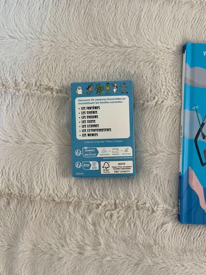 Lot livre + jeux 7 familles - photo numéro 2