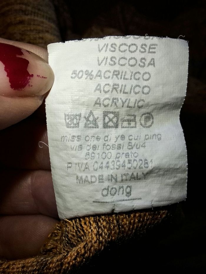 Haut fluide moutarde & gris - Manches modulables - Made in Italy - photo numéro 5