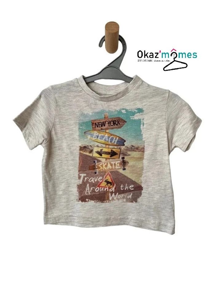 LOT de 4 t-shirts à manches courtes Kiabi garçon 3 ans - photo numéro 5