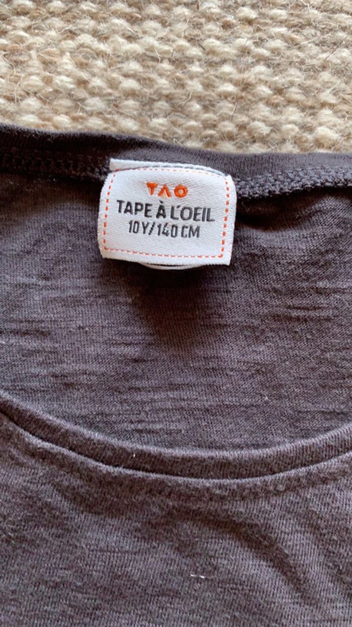 T shirt manches longues taille 10 ans filles - photo numéro 2