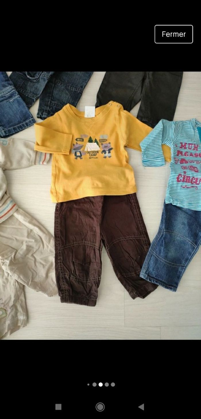 Gros Lot de 8 tenues ensembles bébé garçon 6 mois interchangeables - photo numéro 7