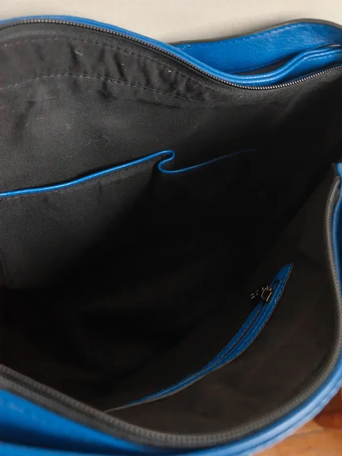 Sac porté épaule bleu United Colors Of Benetton - photo numéro 4