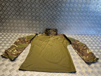 chemise t-shirt tactique camo vegetale italien taille s