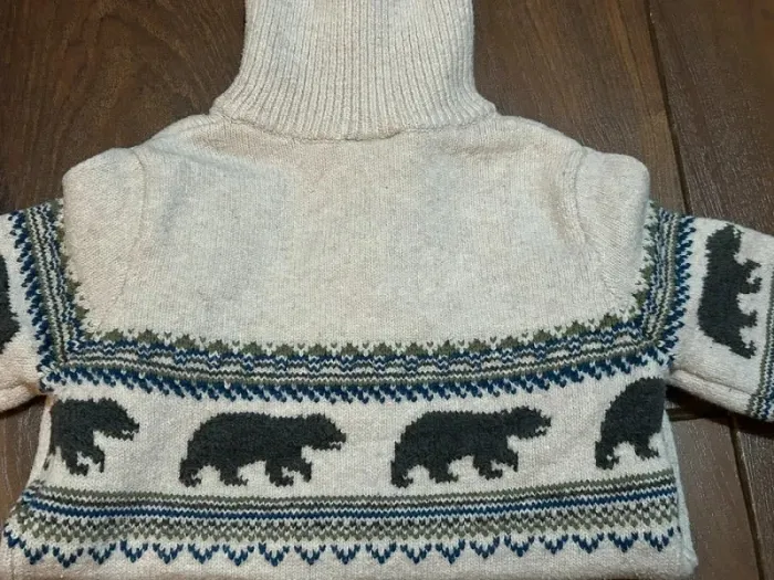 Pull à col montant zippé garcon à motifs ours Sergent Major 4ans - photo numéro 6