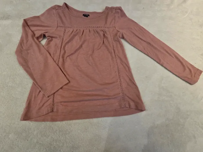 Haut manches longues vieux rose
