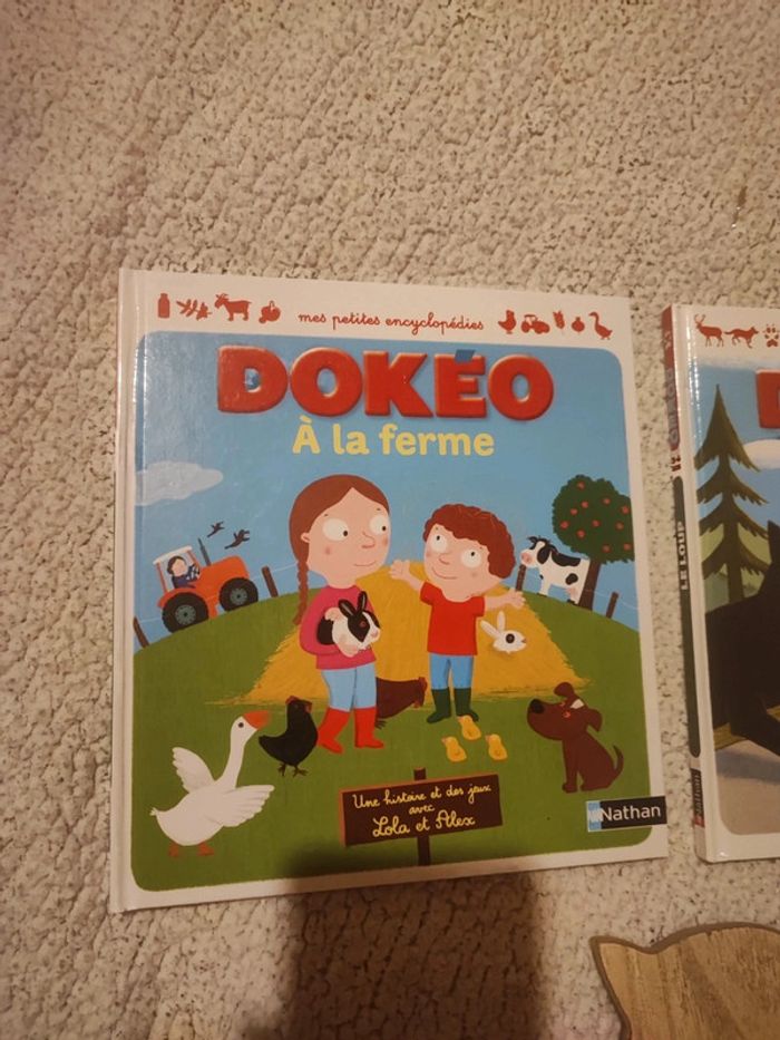 Lot de 2 livres dokeo sur la ferme et le loup - photo numéro 2