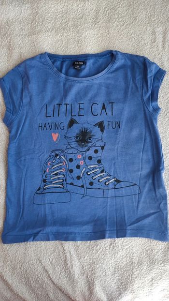 T-shirt chat 5 ans kiabi