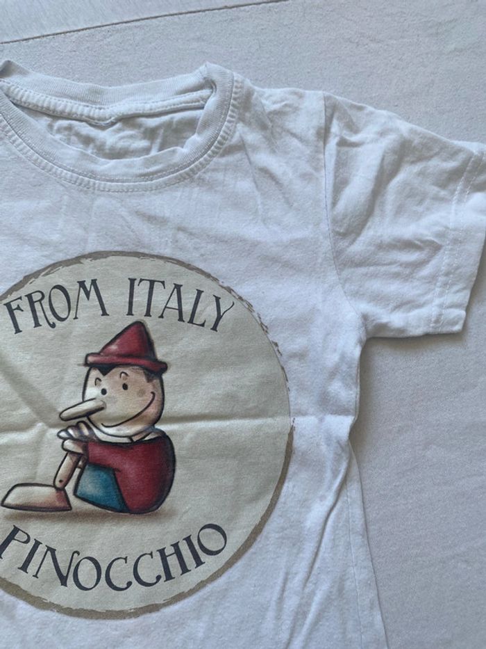 T-shirt manche courte Pinocchio taille 5 ans