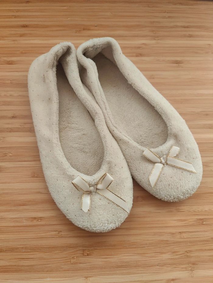 Chaussons chauds velours - 37