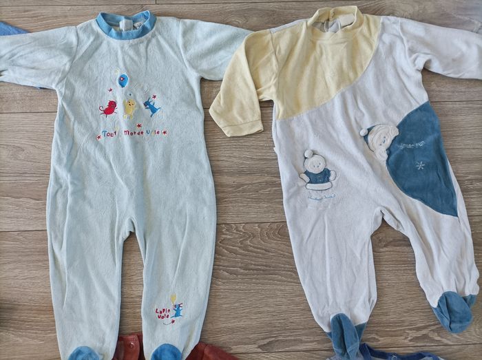 Lot 6 pyjamas hiver 1 an - photo numéro 2