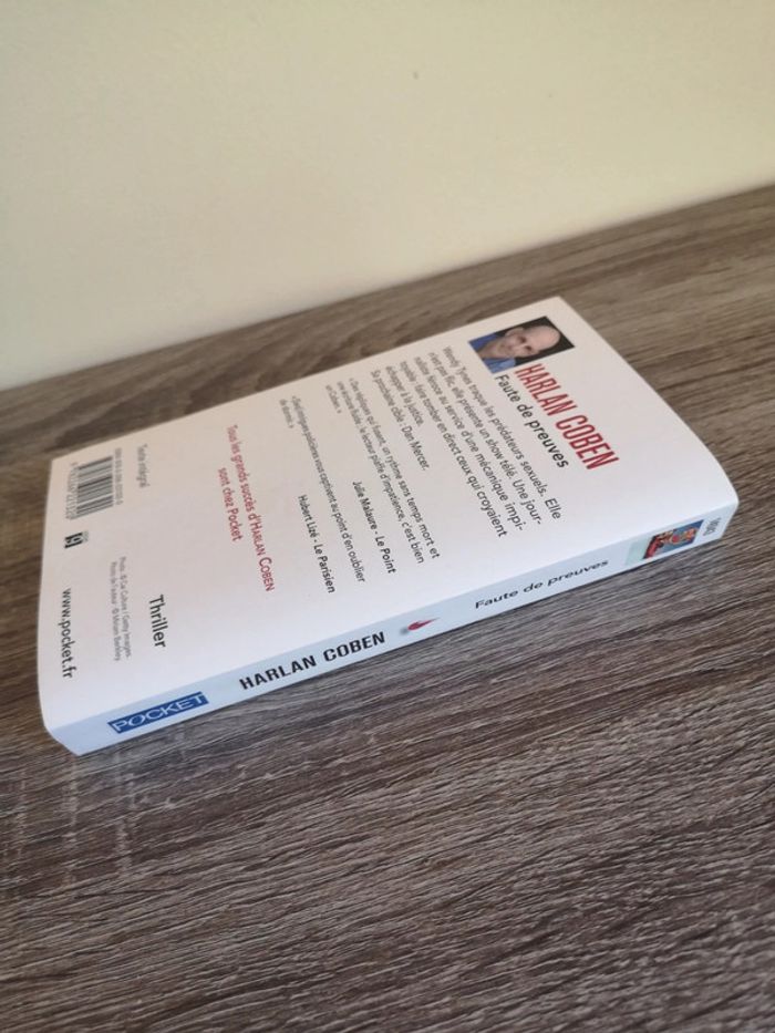 Livre Thriller Faute de preuves de Harlan Coben - photo numéro 3