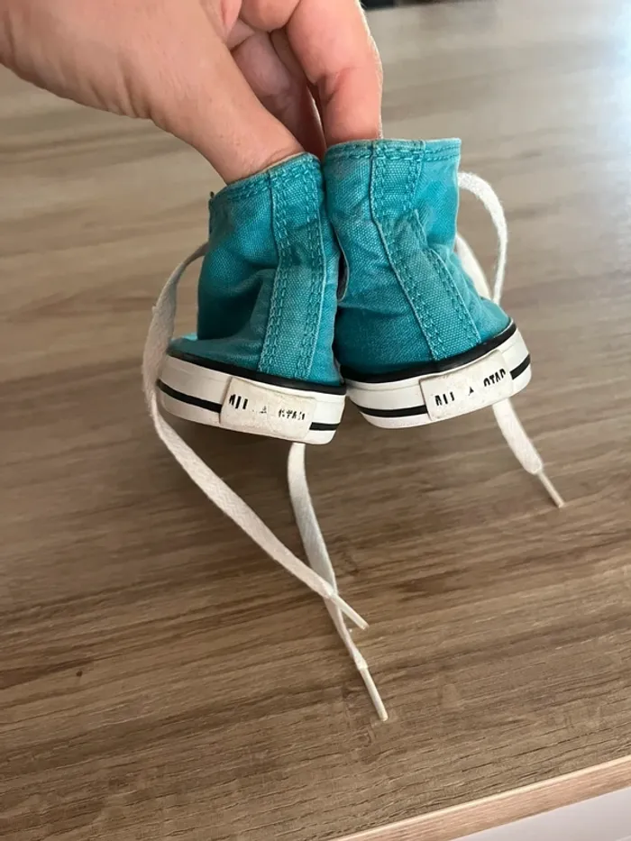 Converses bleues 22 - photo numéro 5