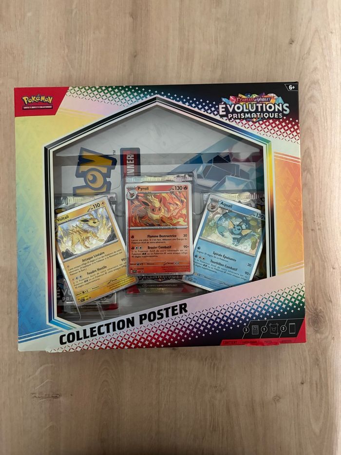 Coffret poster Pokémon évolution prismatique