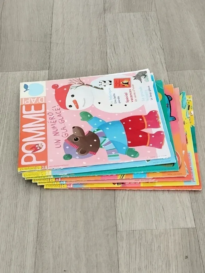 Lot de 7 magazines Pomme d’Api année 2018 L016 - photo numéro 4